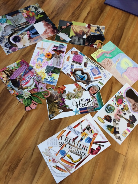 Students' art vision creations using female archetypes